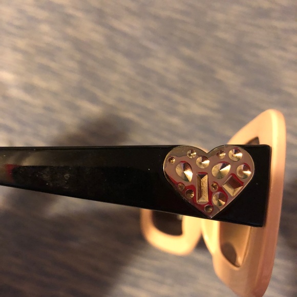 Chic oversized white square sunglasses black - Picture 7 of 7